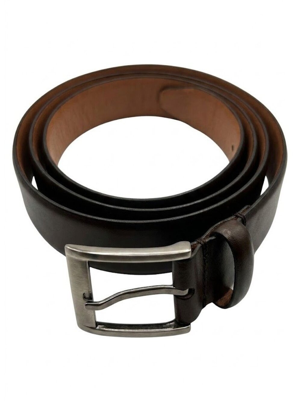 Trafalgar Brown Cameron Italian Leather Belt Made in Italy Mens Size 40/100